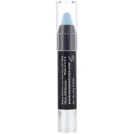 Läppstift, Läppar, Smink: MOODmatcher, Twist Stick, Lip Color, Light Blue, 0.10 oz (2.9 g)