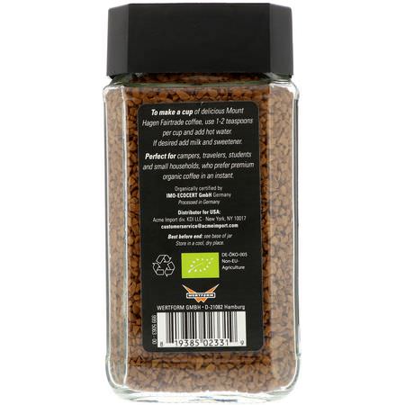 Snabbkaffe: Mount Hagen, Organic Fairtrade Coffee, Instant, 3.53 oz (100 g)