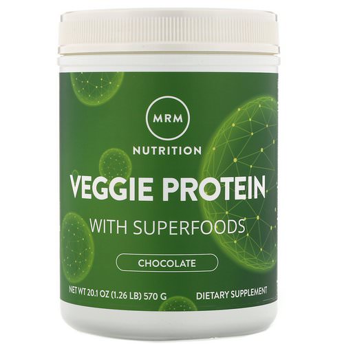 MRM, Nutrition, Veggie Protein with Superfoods, Chocolate, 1.26 lbs (570 g) Review