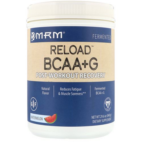 MRM, BCAA+ G Reload, Post-Workout Recovery, Watermelon, 1.85 lbs (840 g) Review