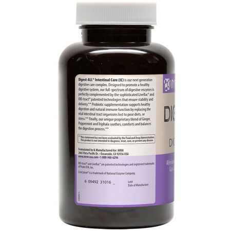 MRM Digestive Enzyme Formulas Gas Bloat Formulas - Uppblåsning, Gas, Matsmältningsenzymer, Matsmältning