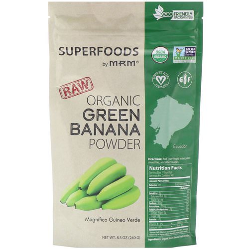 MRM, Raw Organic Green Banana Powder, 8.5 oz (240 g) Review