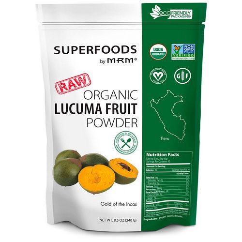 MRM, Raw Organic Lucuma Fruit Powder, 8.5 oz (240 g) Review
