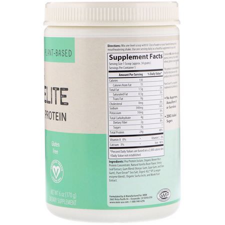 Växtbaserat, Växtbaserat Protein, Sportnäring: MRM, Smooth Veggie Elite Performance Protein, Rich Vanilla, 6 oz (170 g)