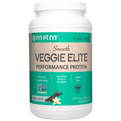 MRM, Smooth Veggie Elite, Performance Protein, Vanilla Bean, 2.2 lbs (1,020 g) Review