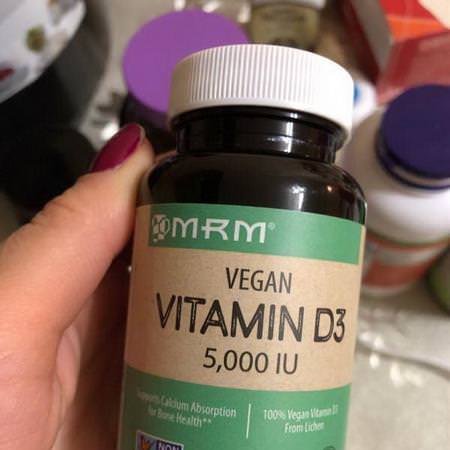 MRM D3 Cholecalciferol, D-Vitamin, Vitaminer, Kosttillskott