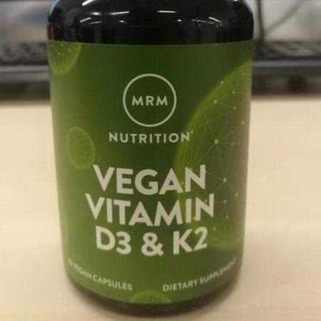 MRM D3 Cholecalciferol Vitamin K - Vitamin K, D3-Kolekalciferol, Vitamin D, Vitaminer