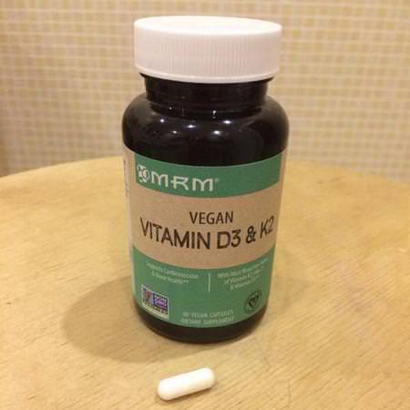 MRM Vitamin K, D3-Kolekalciferol, Vitamin D, Vitaminer