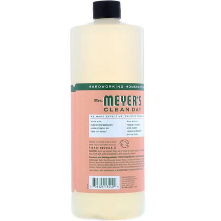 Ytstädare, Hushåll, Städning, Hem: Mrs. Meyers Clean Day, Multi-Surface Concentrate, Geranium, 32 fl oz (946 ml)