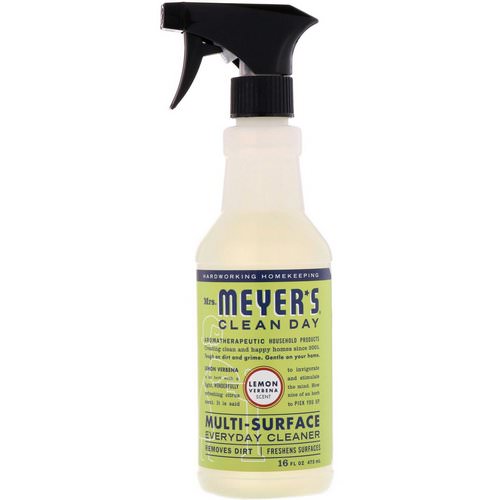 Mrs. Meyers Clean Day, Multi-Surface Everyday Cleaner, Lemon Verbena Scent, 16 fl oz (473 ml) Review