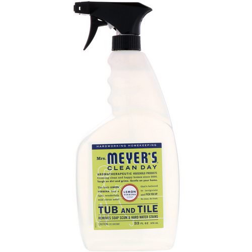 Mrs. Meyers Clean Day, Tub and Tile, Lemon Verbena Scent, 33 fl oz (976 ml) Review