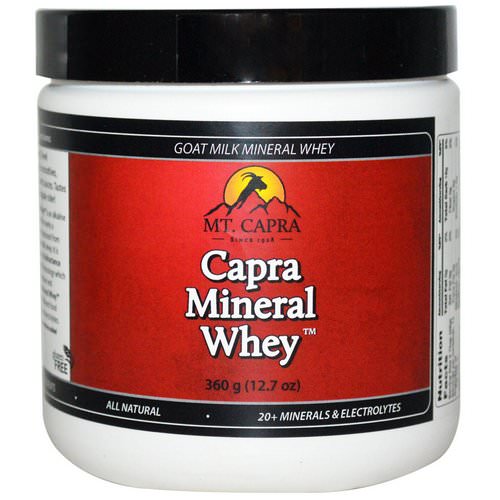 Mt. Capra, Capra Mineral Whey, 12.7 oz (360 g) Review