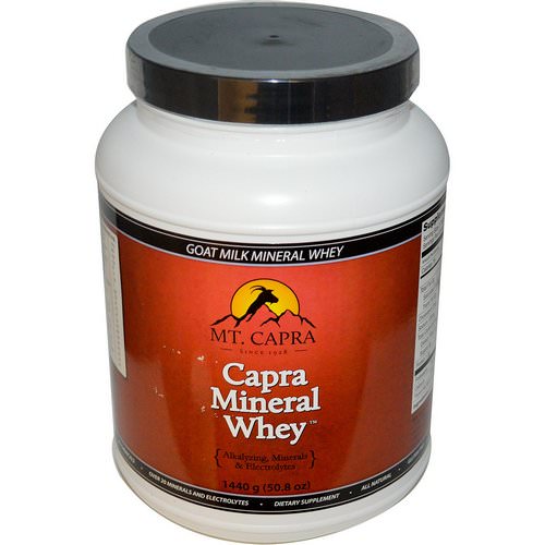 Mt. Capra, Capra Mineral Whey, 3.17 lbs (1440 g) Review