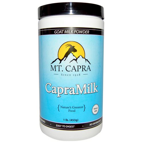 Mt. Capra, CapraMilk, Goat Milk Powder, 1 lb (453 g) Review