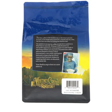 Mörk Stekt, Fransk Stek, Kaffe: Mt. Whitney Coffee Roasters, Organic French Roast, Dark Roast, Ground Coffee, 12 oz (340 g)