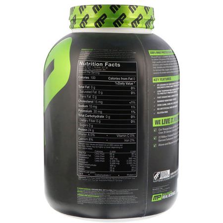 Vassleprotein, Idrottsnäring: MusclePharm, Combat 100% Isolate, Chocolate Milk, 5 lb (2268 g)