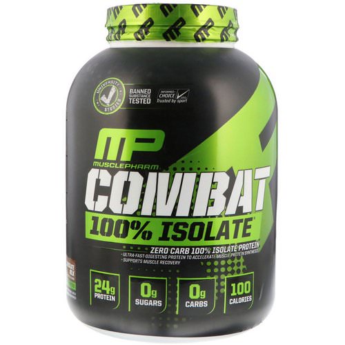 MusclePharm, Combat 100% Isolate, Chocolate Milk, 5 lb (2268 g) Review