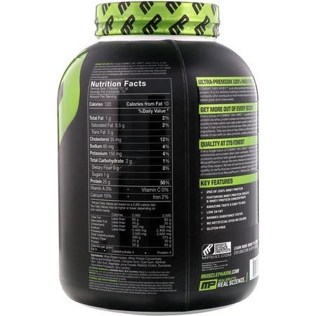 Vassleprotein, Idrottsnäring: MusclePharm, Combat 100% Whey Protein, Strawberry, 5 lbs (2269 g)