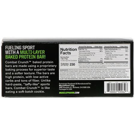 MusclePharm Whey Protein Bars Milk Protein Bars - Mjölkproteinbarer, Vassleproteinbarer, Proteinbarer, Brownies