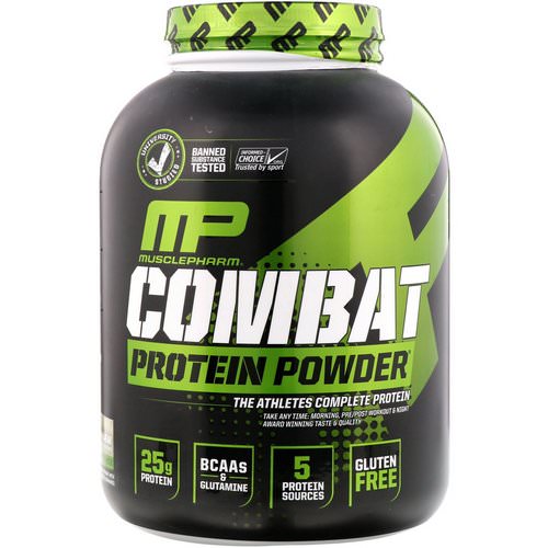 MusclePharm, Combat Protein Powder, Cookies 'N' Cream, 5 lbs (2275 g) Review