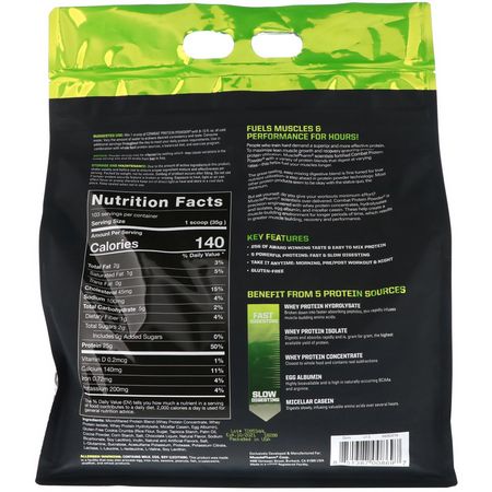Protein, Idrottsnäring: MusclePharm, Combat Protein Powder, Cookies 'N' Cream, 8 lbs (3629 g)
