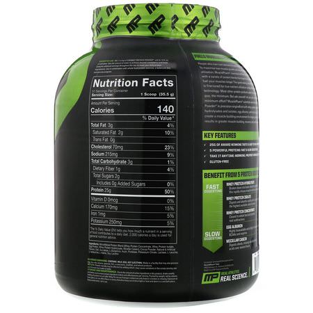 Protein, Idrottsnäring: MusclePharm, Combat Protein Powder, Extreme Chocolate Milk, 4 lbs (1814 g)