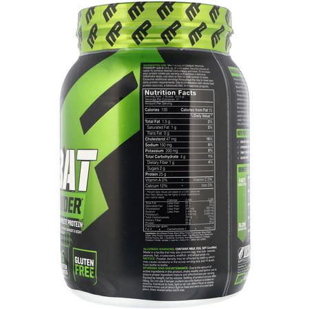 Protein, Sportsnäring: MusclePharm, Combat Protein Powder, Vanilla, 2 lbs (907 g)