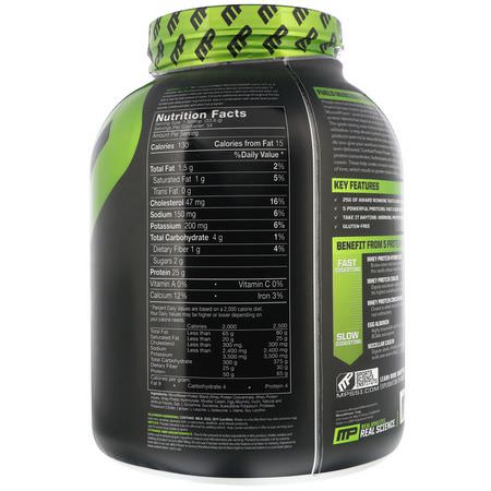Protein, Idrottsnäring: MusclePharm, Combat Protein Powder, Vanilla, 4 lbs (1814 g)
