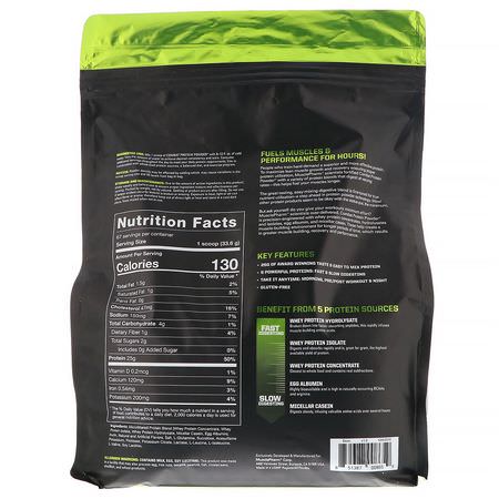 Protein, Idrottsnäring: MusclePharm, Combat Protein Powder, Vanilla, 5 lb (2268 g)