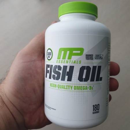 MusclePharm Sports Fish Oil Omegas Omega-3 Fish Oil