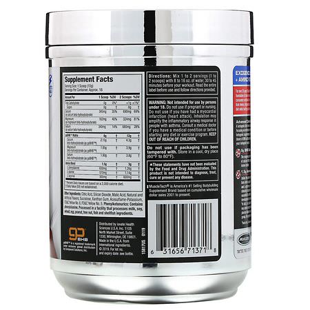 Aminosyror, Kosttillskott: Muscletech, Keto Amino, Tangy Peach, 5.64 oz (160 g)
