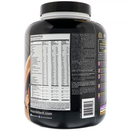 Vassleprotein, Viktökare, Protein, Sportnäring: Muscletech, Mass Tech Extreme 2000, Triple Chocolate Brownie, 7.00 lb (3.18 kg)