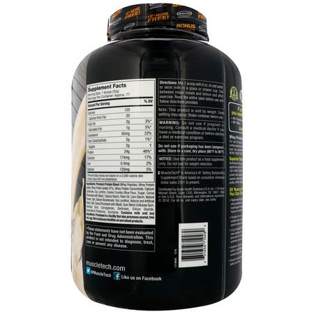 Vassleprotein, Idrottsnäring: Muscletech, Nitro Tech, 100% Whey Gold, Cookies and Cream, 5.53 lbs (2.51 kg)