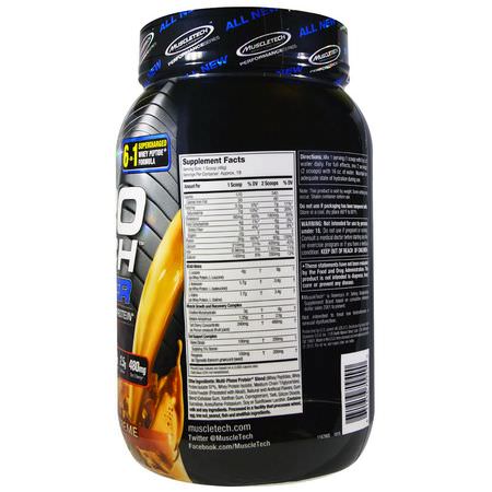 Vassleprotein, Idrottsnäring: Muscletech, Nitro Tech Power Ultimate Muscle Amplifying Protein, Triple Chocolate Supreme, 2 lbs (907 g)