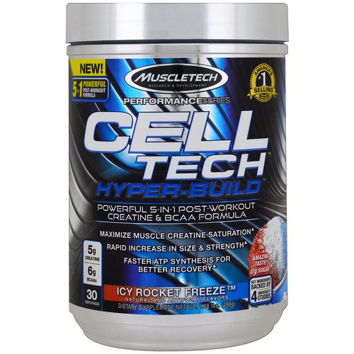 Muscletech, Performance Series, Cell Tech Hyper-Build, Icy Rocket Freeze, 1.08 lbs (488 g) Review