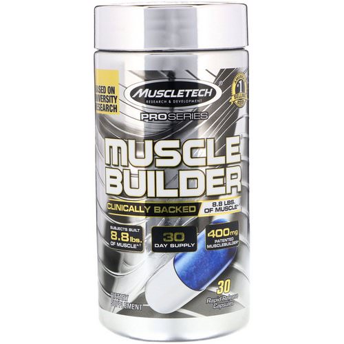 Muscletech, Pro Series, Muscle Builder, 30 Rapid-Release Capsules Review