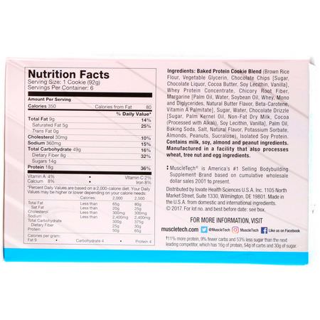 Muscletech Protein Cookies - Proteinkakor, Protein Snacks, Brownies, Cookies
