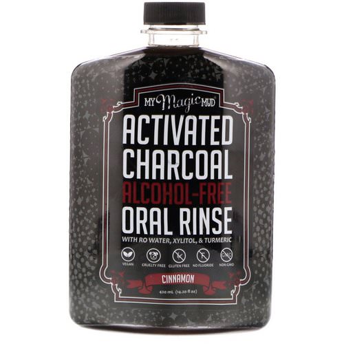 My Magic Mud, Activated Charcoal, Alcohol-Free Oral Rinse, Cinnamon, 14.20 fl oz (420 ml) Review
