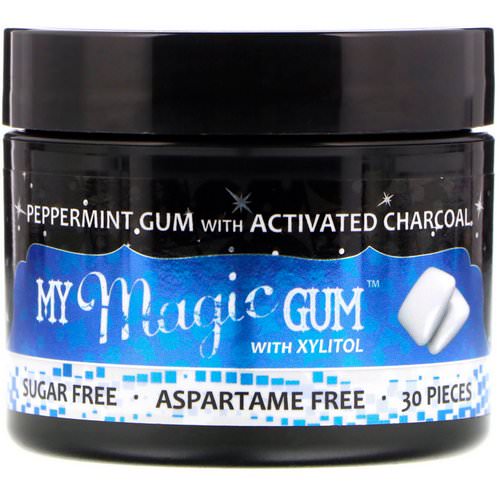 My Magic Mud, My Magic Gum with Xylitol and Activated Charcoal, Peppermint, 30 Pieces Review