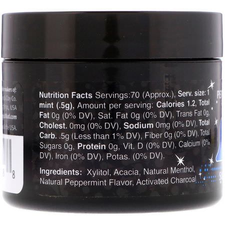 Pastiller, Mints, Tandvård, Munvård: My Magic Mud, My Magic Mints with Xylitol and Activated Charcoal, Peppermint, 1.23 oz (35 g)