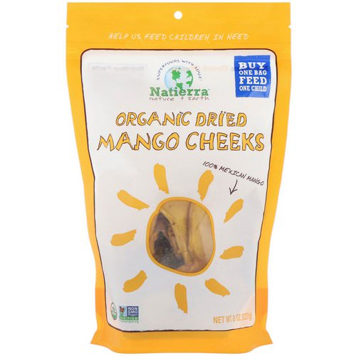 Natierra, Organic Dried, Mango Cheeks, 8 oz (227 g) Review