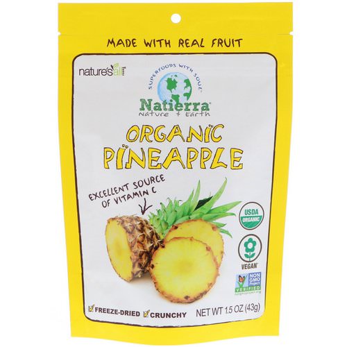 Natierra, Organic Freeze-Dried, Pineapples, 1.5 oz (43 g) Review