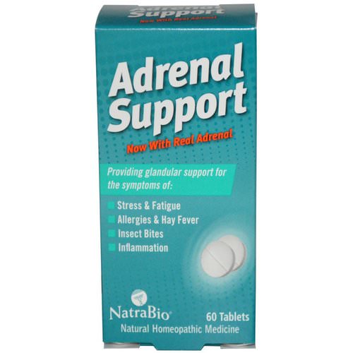 NatraBio, Adrenal Support, 60 Tablets Review