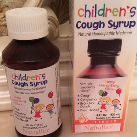 NatraBio Children's Cold Flu Cough Cold Cough Flu - Förkylning, Kosttillskott, Hosta, Influensa