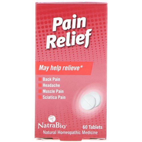NatraBio, Pain Relief, 60 Tablets Review