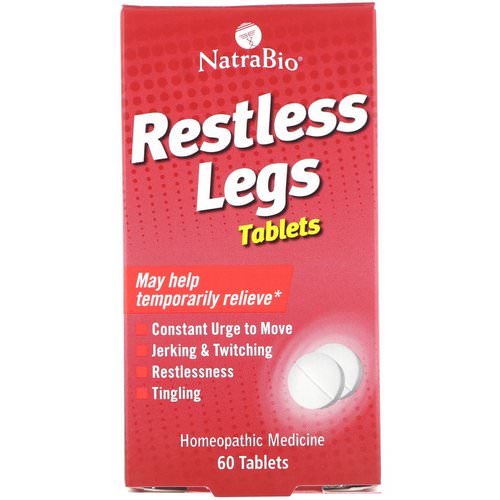 NatraBio, Restless Legs, 60 Tablets Review