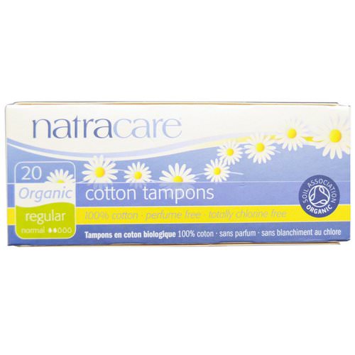 Natracare, Organic Cotton Tampons, Regular, 20 Tampons Review