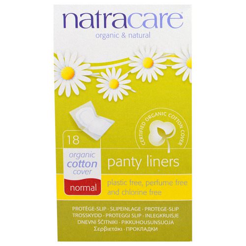 Natracare, Organic & Natural Panty Liners, Normal, 18 Panty Liners Review
