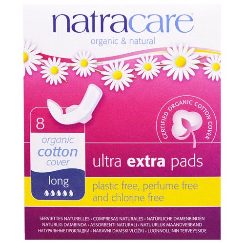 Natracare, Organic & Natural Ultra Extra Pads, Long, 8 Pads Review