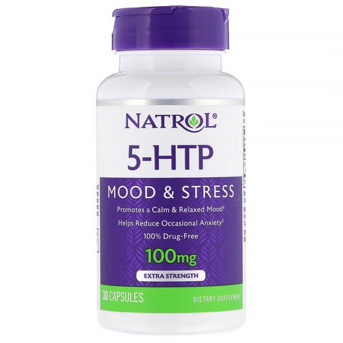 Natrol, 5-HTP, Extra Strength, 100 mg, 30 Capsules Review